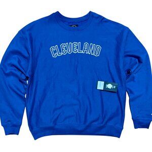 Cleveland Guardians '47 Brand Blue Crew Neck Sweatshirt, Men's 2XL Brand New